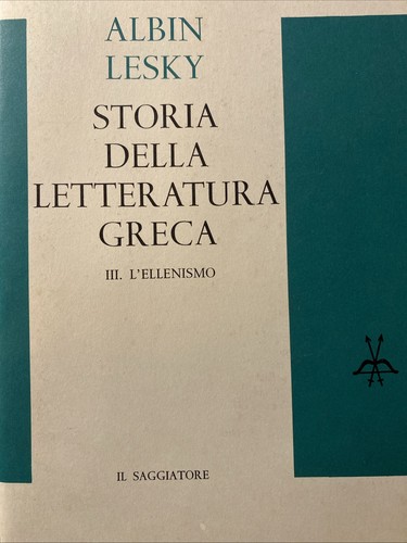 Storia della letteratura - storia, greca