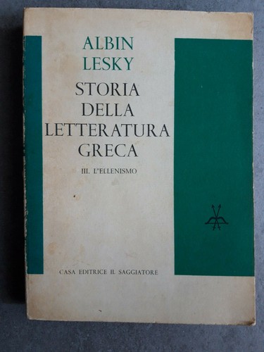 Albin lesky storia della - storia,
