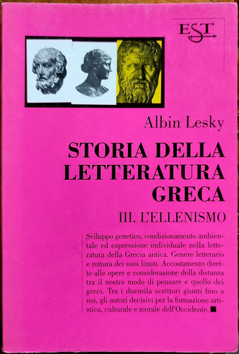 Albin lesky storia della - lesky,,