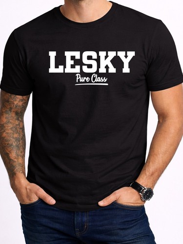 Maglietta lesky cognome pura - lesky,