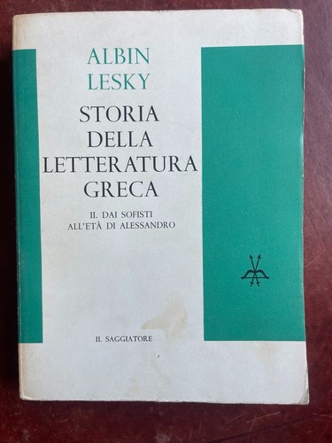 Albin lesky storia della - storia,