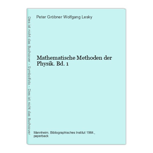 Mathematische methoden der - mathematische,