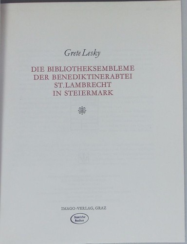 Die bibliotheksembleme der - die,